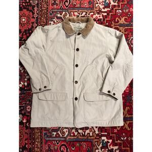 LL Bean W’s Chore/Barn Coat Size L/XL - Light Tan